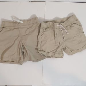 Bundle girls Tan shorts